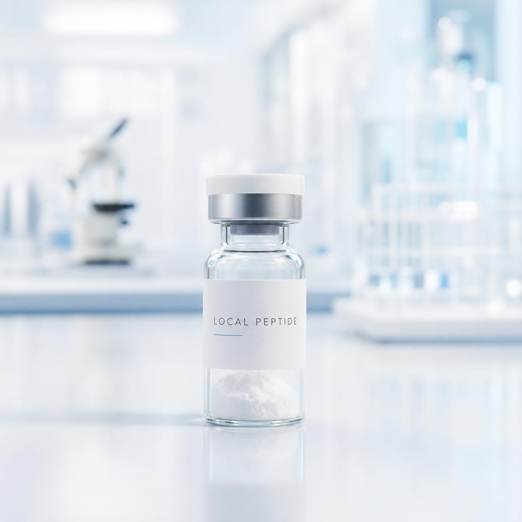 Kvalitetskontroll av peptidvial i laboratorium